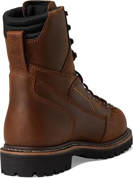 Ariat Longview Shock Shield 8 Waterproof Work Boots Men's Work Boots Copper Brown : 9.5 D - Medium, Leather - Image 4