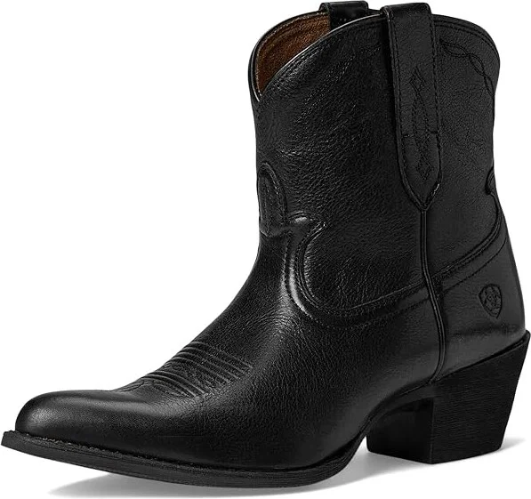 Ariat Maggie Western Boots Women's Boots Black Night : 5.5 B - Medium, Leather - Image 5