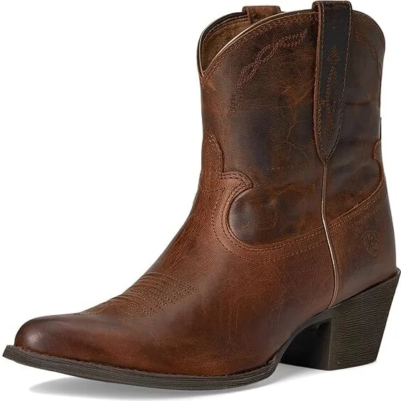 Ariat Maggie Western Boots Women's Boots Sassy Brown : 9.5 B - Medium, Leather - Image 5