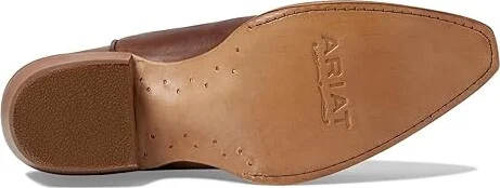 Ariat Martina Western Boot Women's Shoes Ole Tan : 5.5 B - Medium, Leather/Suede - Image 3