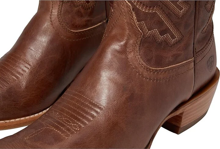 Ariat Martina Western Boot Women's Shoes Ole Tan : 5.5 B - Medium, Leather/Suede - Image 7
