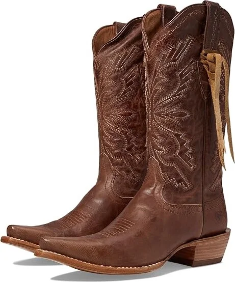 Ariat Martina Western Boot Women's Shoes Ole Tan : 5.5 B - Medium, Leather/Suede