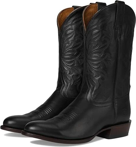 Ariat Maverick Western Boots Men's Boots Inkwell Black : 9 M, Leather