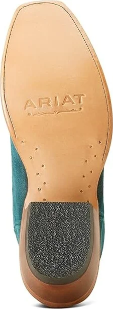 Ariat Memphis Cowboy Women's Boots Deep Teal Roughout : 6 B - Medium - Image 2