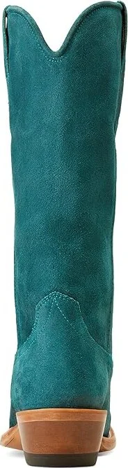 Ariat Memphis Cowboy Women's Boots Deep Teal Roughout : 6 B - Medium - Image 3