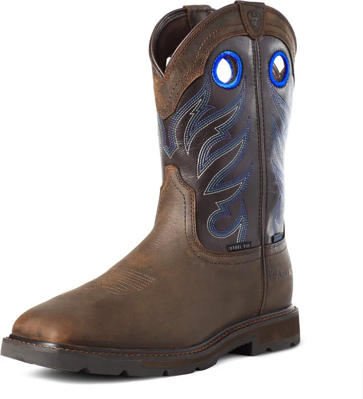 ARIAT Men’s Groundwork Waterproof Steel Toe Work Boot