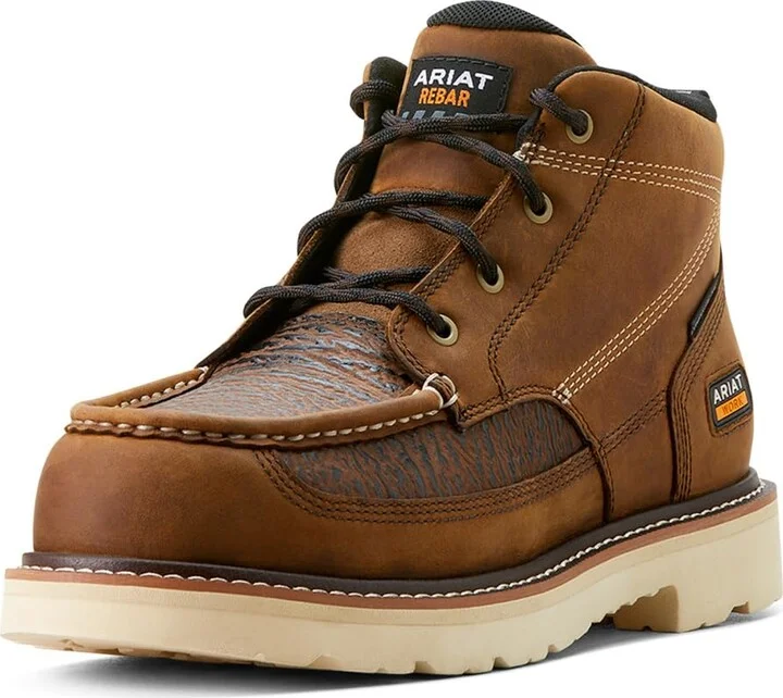 Distressed Brown/Sharkskin Print