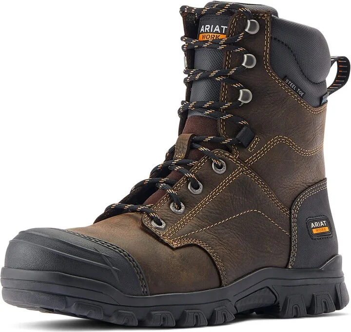 ARIAT Men’s Treadfast 8” Waterproof Steel Toe Work Boot