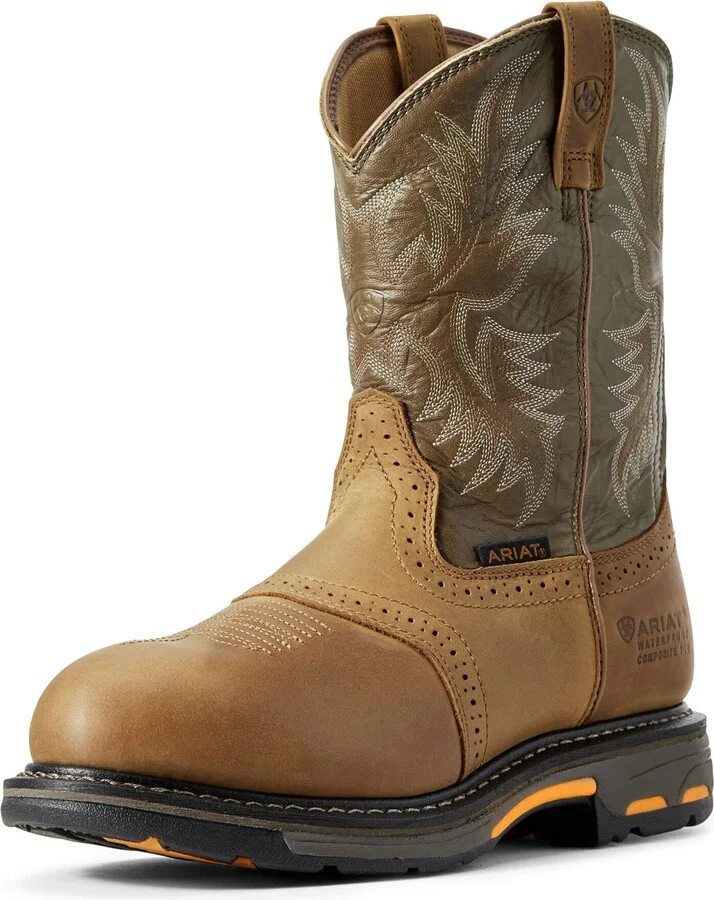 ARIAT Men’s WorkHog Waterproof Composite Toe Work Boot