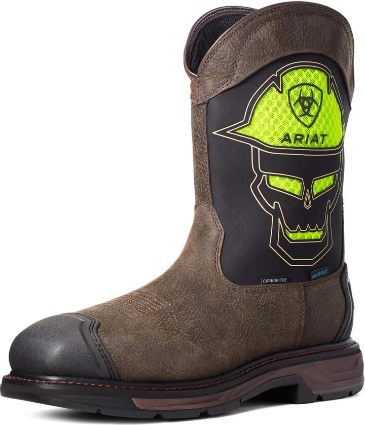 ARIAT Men’s WorkHog XT VentTEK Bold Waterproof Carbon Toe Work Boot