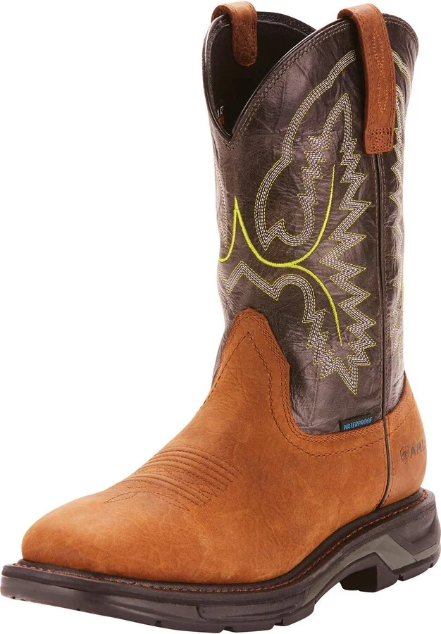 ARIAT Men’s WorkHog XT Wide Square Toe Waterproof Work Boot