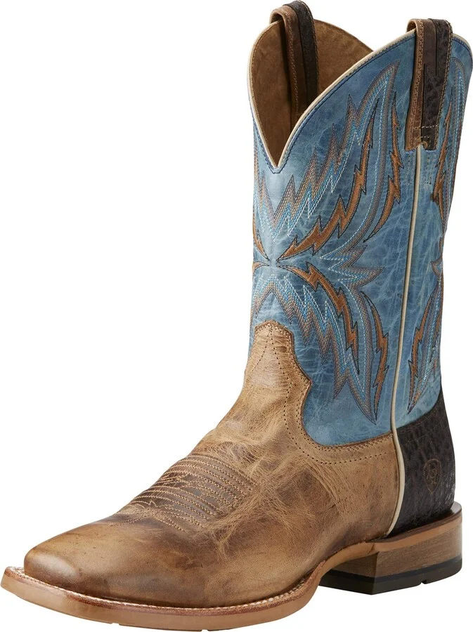 ARIAT Mens Arena Rebound Western Boot Dusted Wheat/Heritage Blue 15