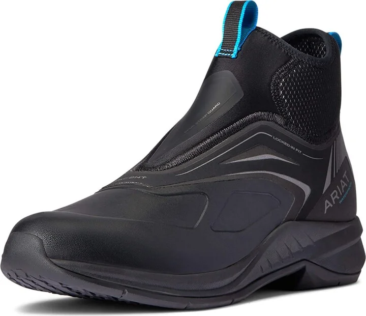 ARIAT Mens Ascent Waterproof Paddock Boot Black 10