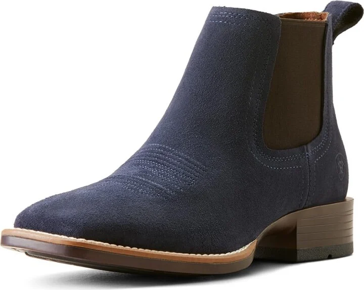 Navy Suede