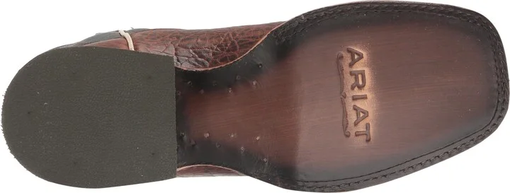 ARIAT Mens Circuit Gritty Western Boot Wild Mud/Adriatic Sea 7.5