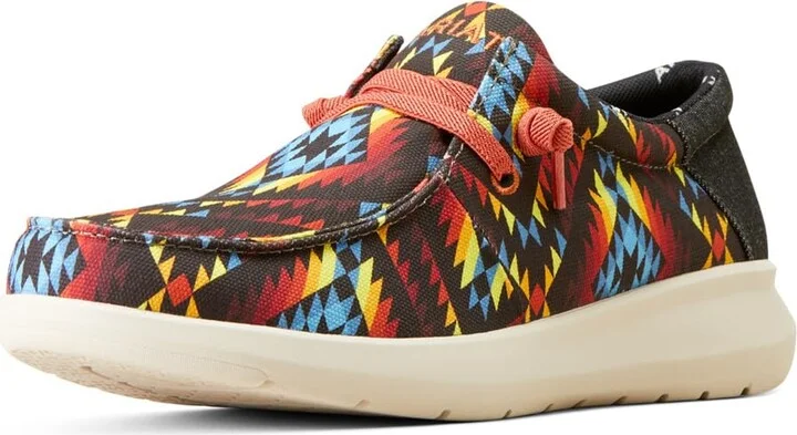 Fiery Southwest Print/Dark Denim