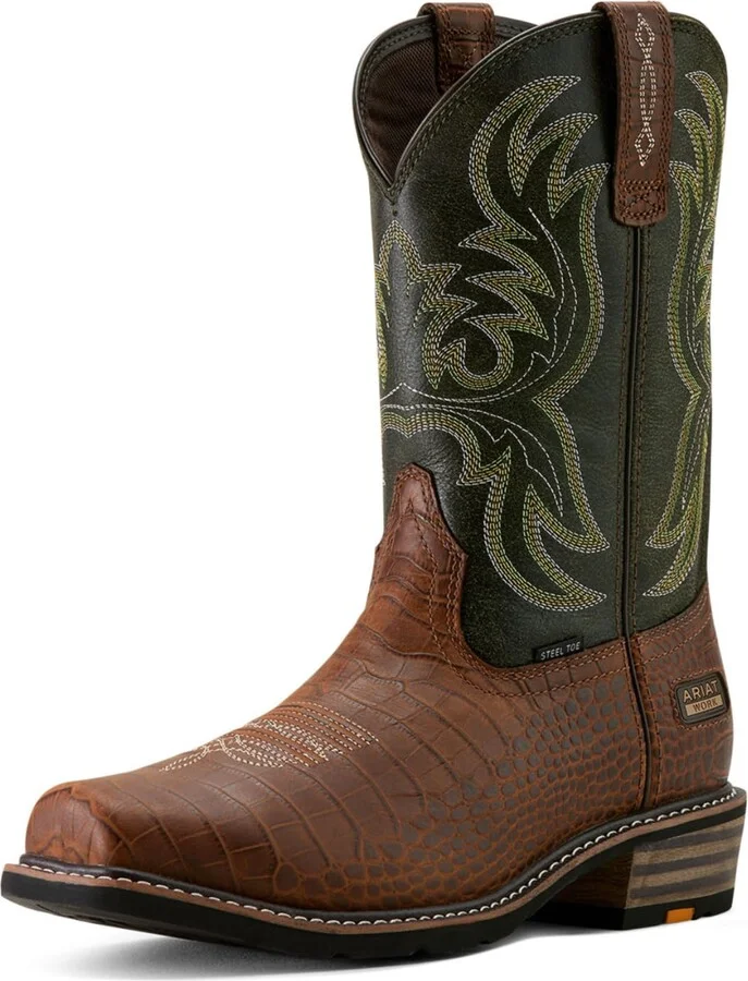Brown Croco Print/Bravo Brown