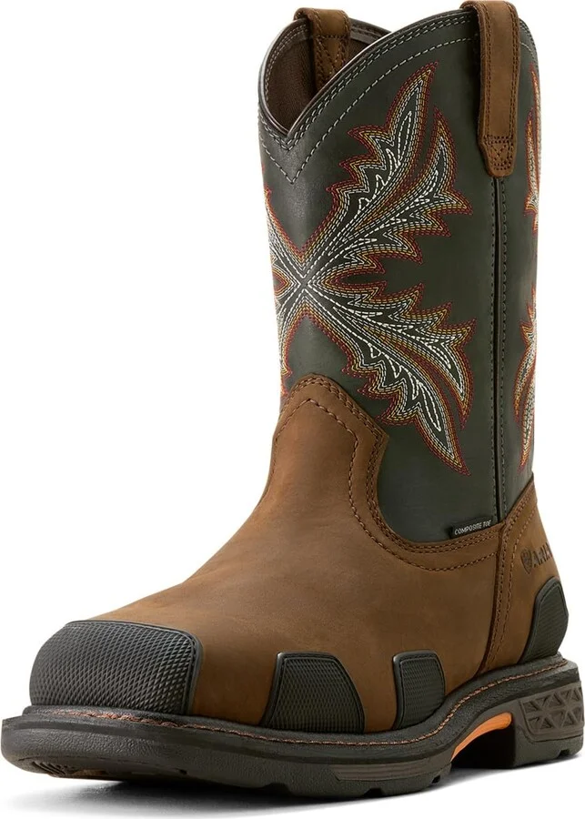ARIAT Men's OverDrive Wide Square Toe Composite Toe Work Boot