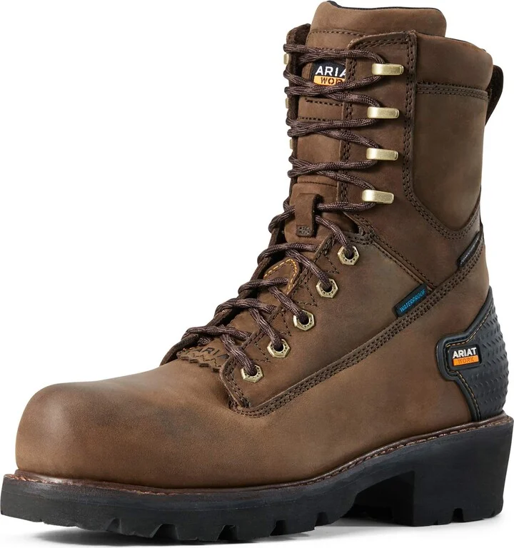 Ariat Men's Powerline 8" H2O Composite Toe Work Boot