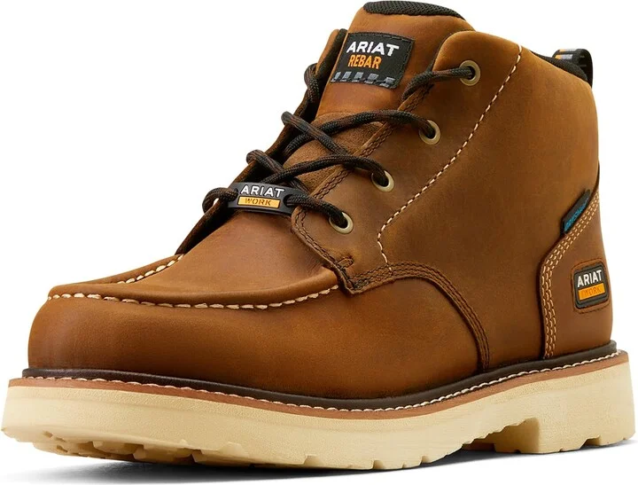 ARIAT Men's Rebar Lift Chukka Waterproof Work Boot