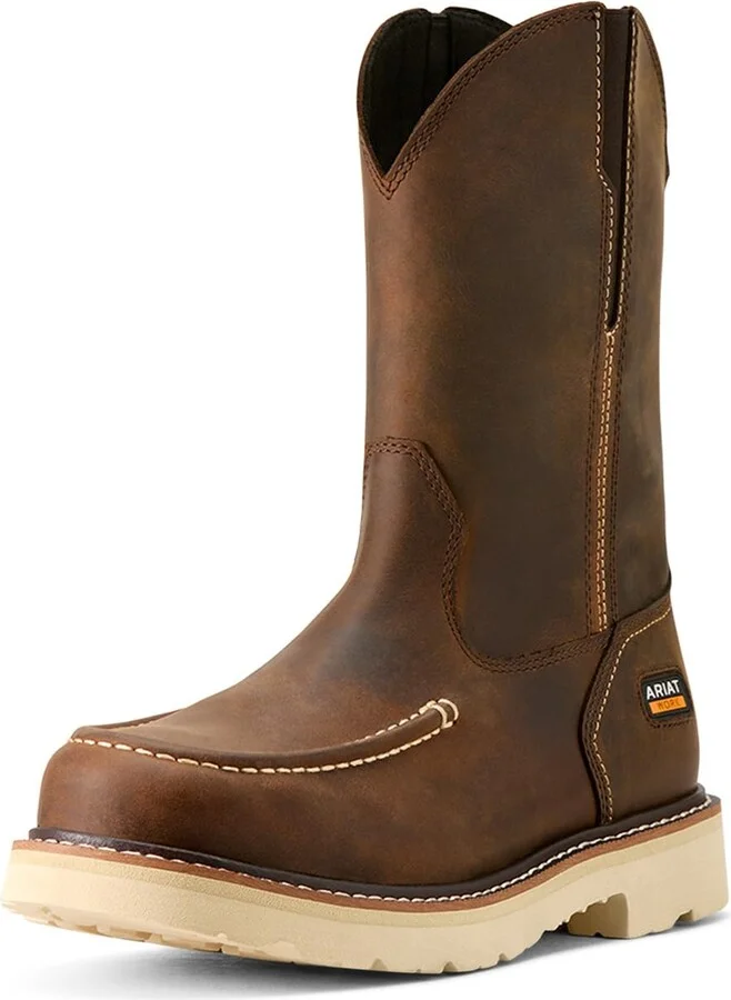 ARIAT Men's Rebar Lift Pull On Moc Toe Work Boot