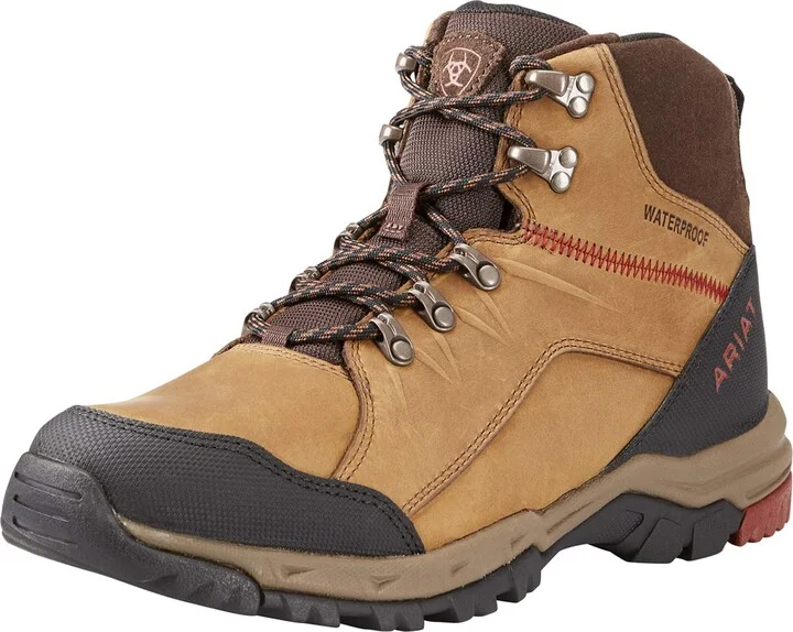 ARIAT Mens Skyline Mid Waterproof Distressed Brown 8