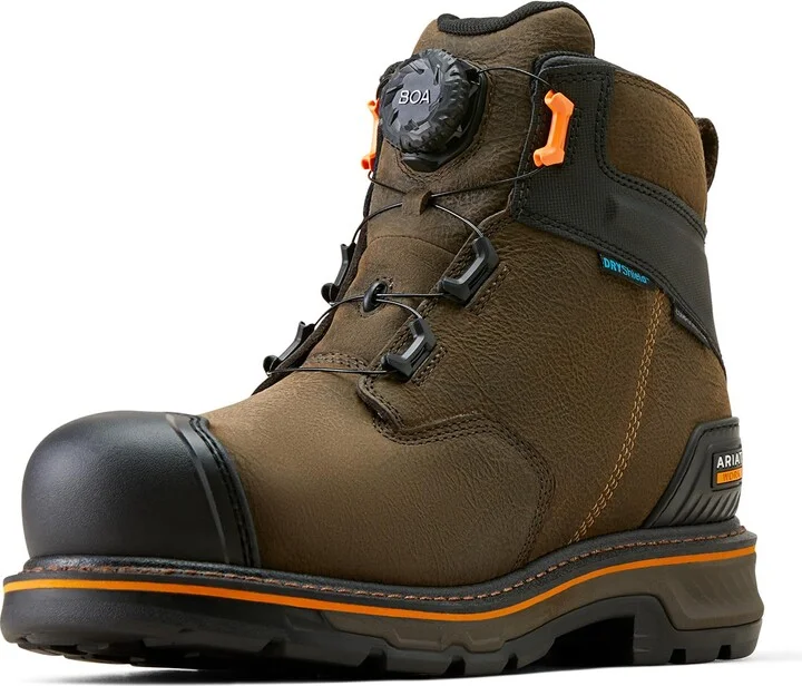 ARIAT Men's Stump Jumper 6" BOA Waterproof Composite Toe Work Boot