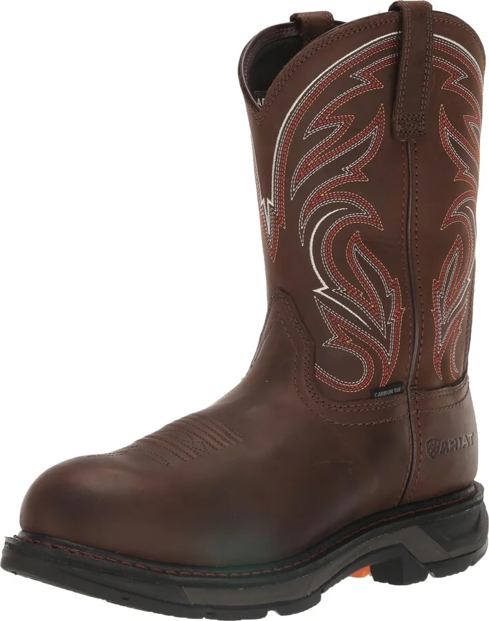 ARIAT Men's WorkHog XT Carbon Toe Work Boot - Distressed Brown