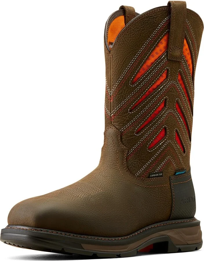 ARIAT Men's WorkHog XT VentTEK Waterproof Carbon Toe Work Boot