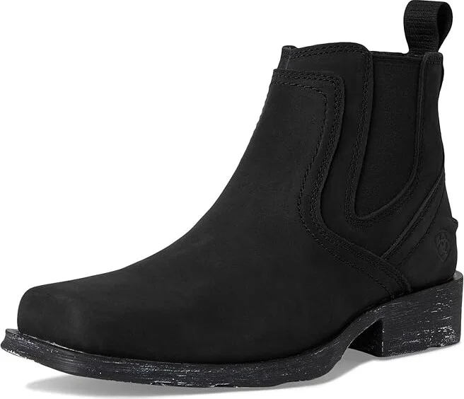 Ariat Midtown Rambler Boots Men's Shoes Matte Black : 7 D - Medium, Leather - Image 5