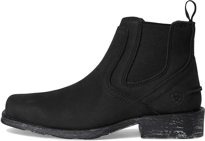 Ariat Midtown Rambler Boots Men's Shoes Matte Black : 7 D - Medium, Leather - Image 6