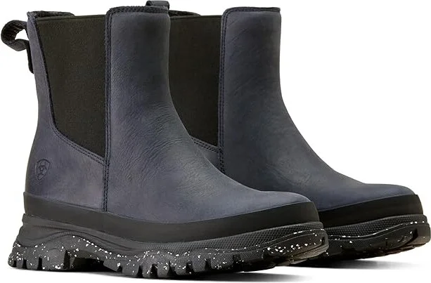 Ariat Moresby Twin Gore Waterproof Boots Women's Shoes Navy : 5.5 B - Medium, Leather