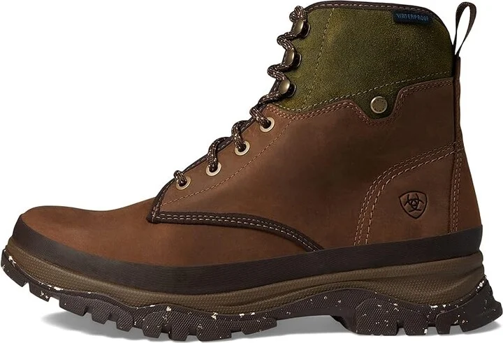 Ariat Moresby Waterproof Boot Women's Shoes Oily Distressed Brown/Olive : 5.5 B - Medium, Leather - Image 6