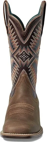 Ariat Odessa StretchFit Western Boot Women's Boots Fateful Brown/Burnished Pewter : 7 B - Medium, Leather - Image 2