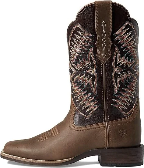 Ariat Odessa StretchFit Western Boot Women's Boots Fateful Brown/Burnished Pewter : 7 B - Medium, Leather - Image 5