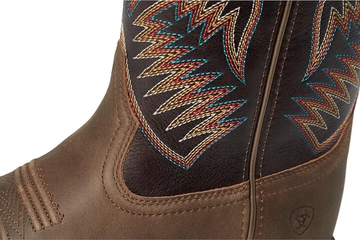 Ariat Odessa StretchFit Western Boot Women's Boots Fateful Brown/Burnished Pewter : 7 B - Medium, Leather - Image 6