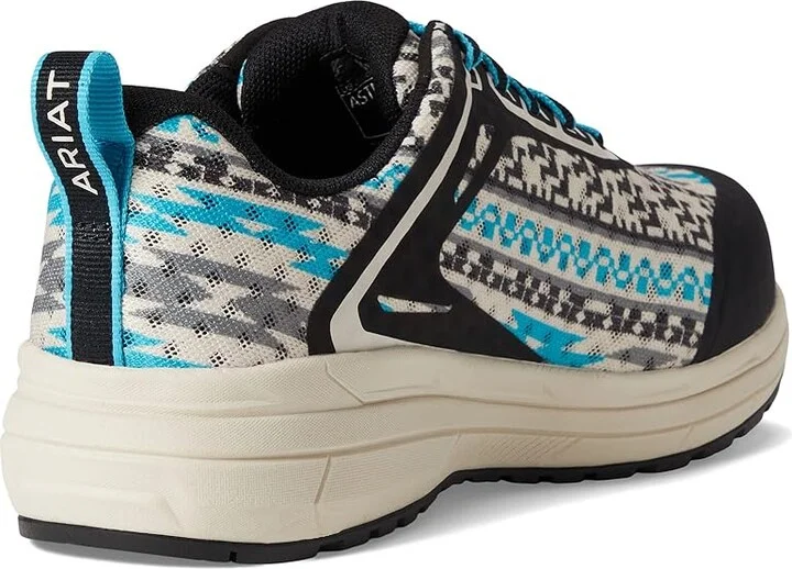 Ariat Outpace CT Women's Shoes Turquoise Aztec : 11 B - Medium, Textile - Image 4