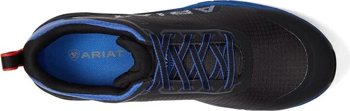 Ariat Outpace Day One Safety CT Men's Boots Black/Baltic Blue : 15 D - Medium, Textile - Image 2
