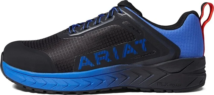 Ariat Outpace Day One Safety CT Men's Boots Black/Baltic Blue : 15 D - Medium, Textile - Image 6