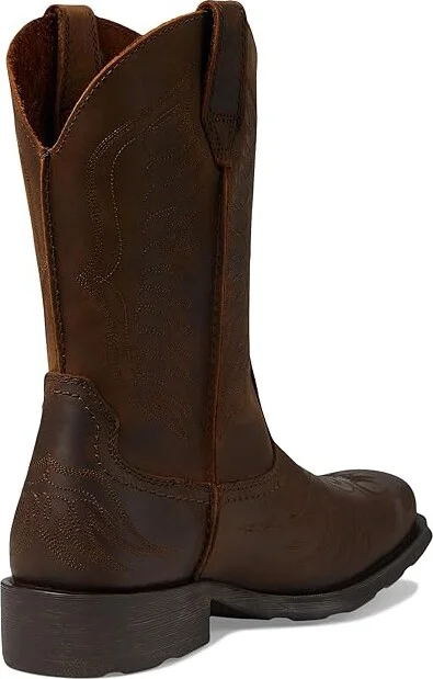 Ariat Rambler Phoenix Cowboy Boots Distressed Brown : 9 D - Medium, Leather - Image 5