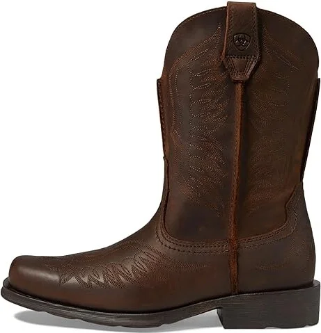 Ariat Rambler Phoenix Cowboy Boots Distressed Brown : 9 D - Medium, Leather - Image 7