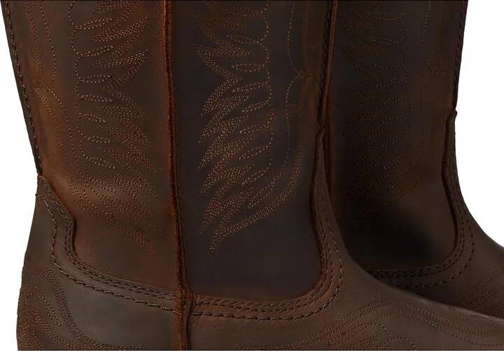 Ariat Rambler Phoenix Cowboy Boots Distressed Brown : 9 D - Medium, Leather - Image 8