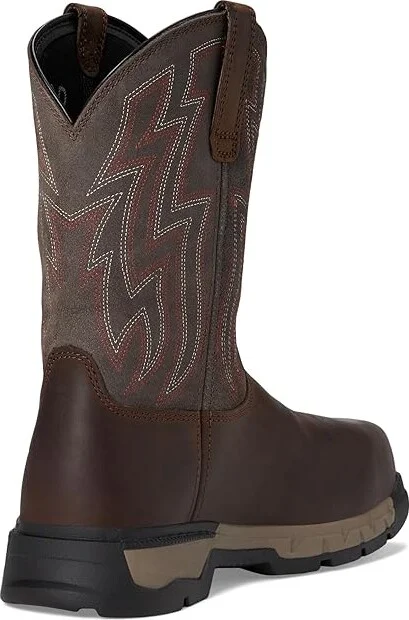 Ariat Rebar Flex SD Composite Toe Work Boots Men's Work Boots Distressed Brown/Stone : 7.5 EE - Wide, Leather - Image 4