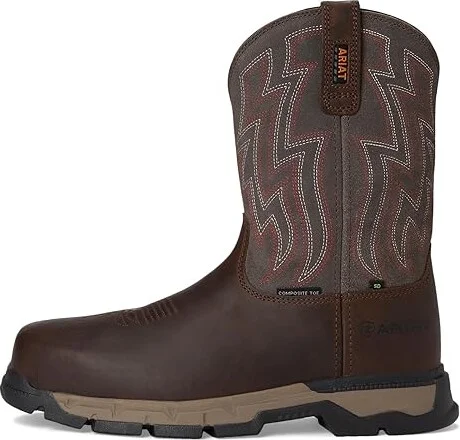 Ariat Rebar Flex SD Composite Toe Work Boots Men's Work Boots Distressed Brown/Stone : 7.5 EE - Wide, Leather - Image 6