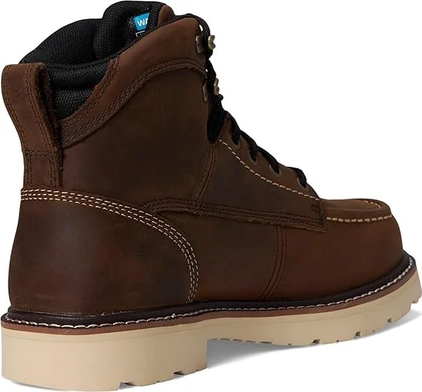 Ariat Rebar Lift 6 Waterproof Work Boots Men's Shoes Distressed Brown : 6 D - Medium, Leather - Image 4