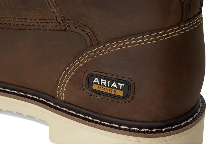 Ariat Rebar Lift Waterproof Composite Toe Work Boots Women's Work Boots Distressed Brown : 9.5 B - Medium, Leather - Image 7
