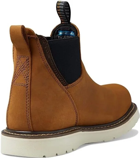 Ariat Rebar Wedge Chelsea Waterproof Work Boot Women's Shoes Aged Honey : 10.5 B - Medium, Leather - Image 4