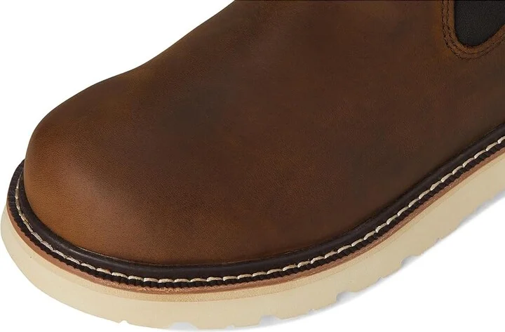 Ariat Rebar Wedge Chelsea Waterproof Work Boots Cowboy Boots Distressed Brown : 6 D - Medium, Leather - Image 2