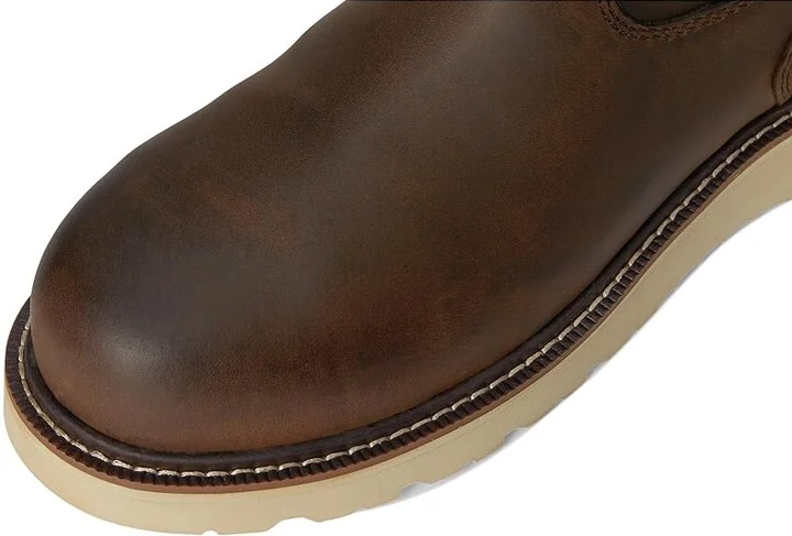 Ariat Rebar Wedge Pull-On Waterproof Composite Toe Work Boots Men's Work Boots Distressed Brown : 11.5 EE - Wide, Leather - Image 2