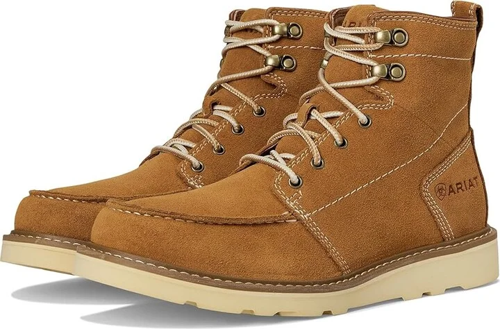 Ariat Recon Lace Boots Cowboy Boots Natural Suede : 9 D - Medium, Leather
